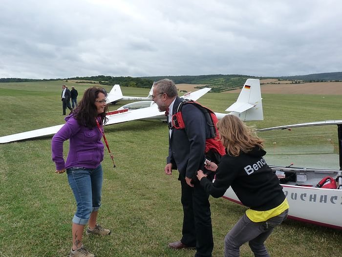 In die Luft gegangen