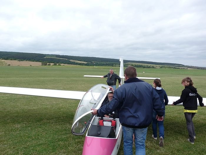 In die Luft gegangen