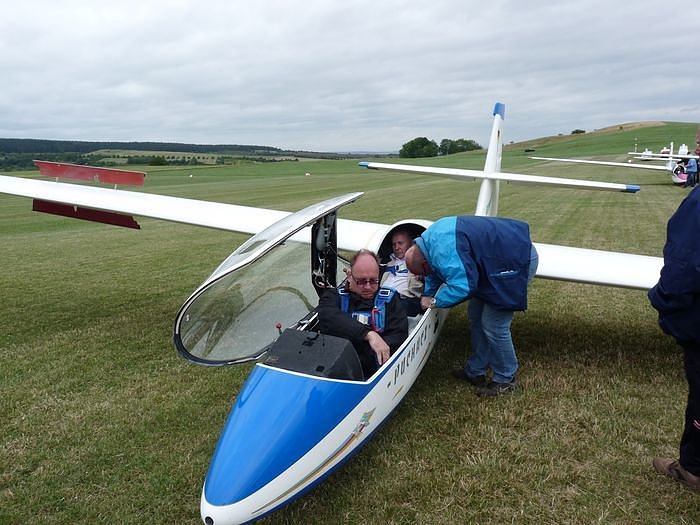 In die Luft gegangen