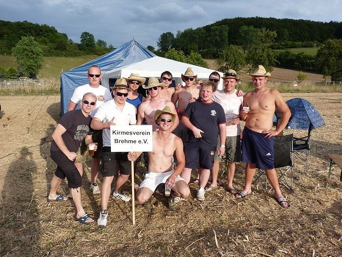 Erste Kirmesburschen angereist