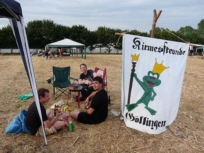 Erste Kirmesburschen angereist