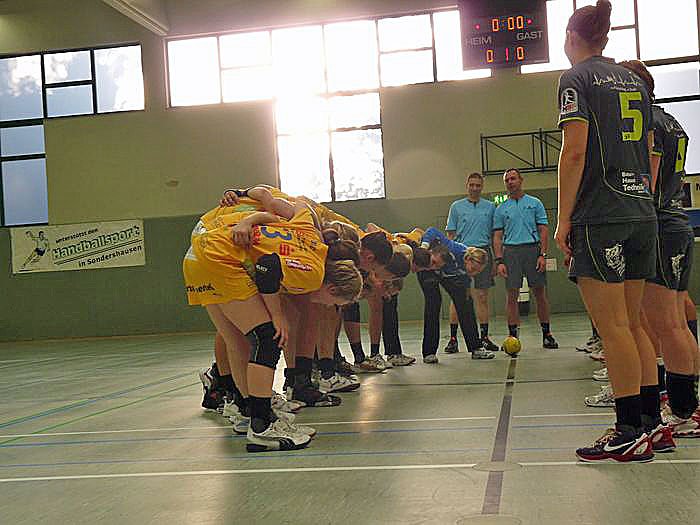 Werbung f&uuml;r den Handball