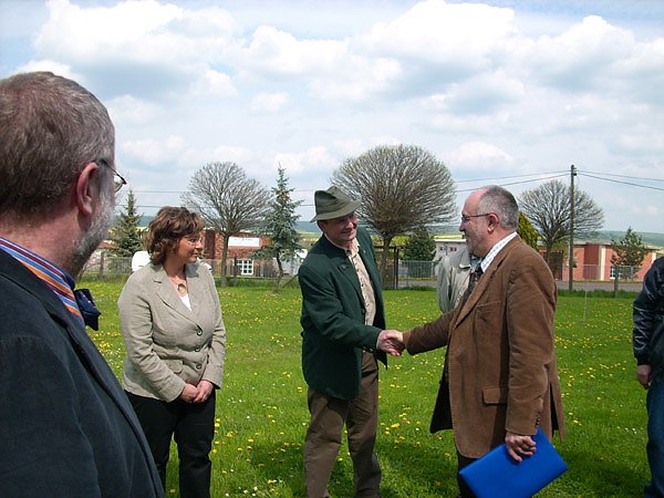 Minister Sklenar in Donndorf