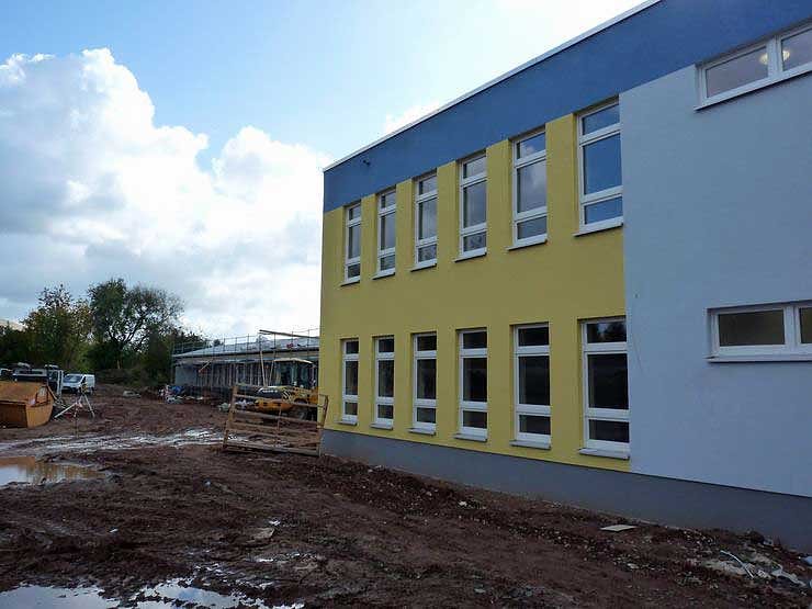 Richtfest Regelschule Ro&szlig;leben