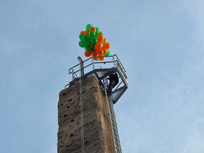 Kletterturm erobert
