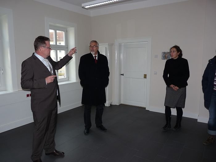 Andrang bei Besichtigung