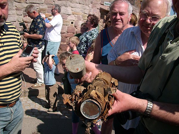 Turmknopf&ouml;ffnung Kirche Bendeleben