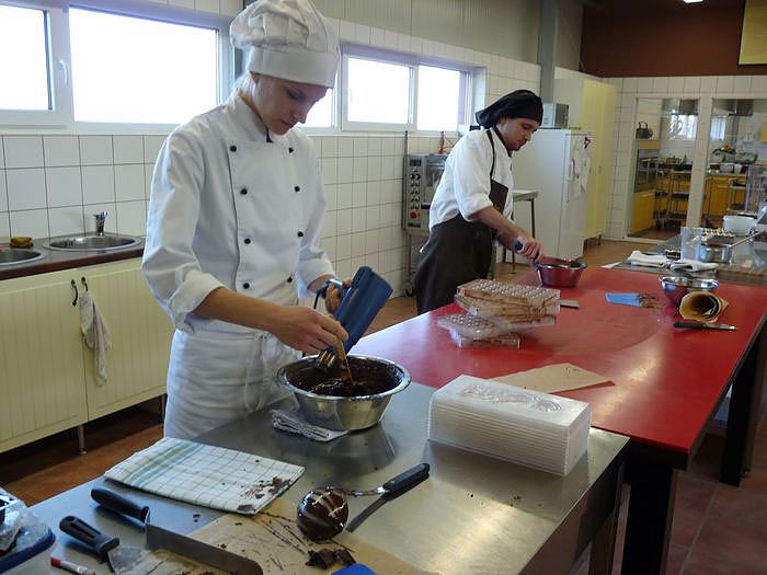 Schokoladentaler an neuem Standtort