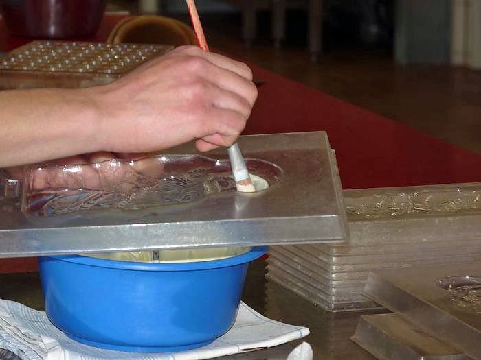 Schokoladentaler an neuem Standtort