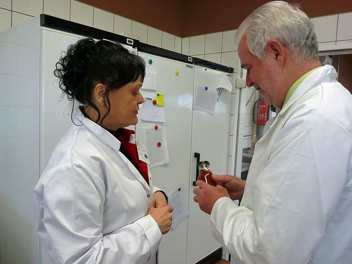 Schokoladentaler an neuem Standtort