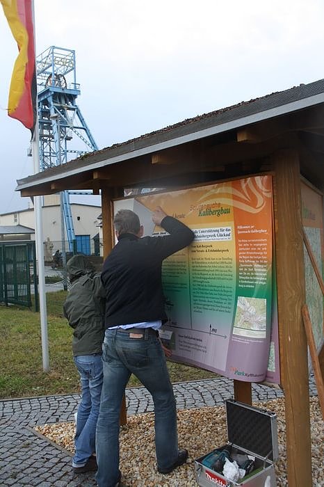 Tafeln zur Spurensuche Kalibergbau