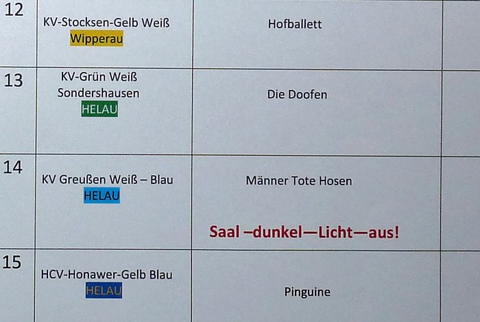 Spitzenm&auml;&szlig;iger Karneval (1)