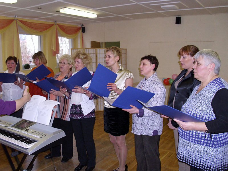 Wohngebiet feierte Frauentag