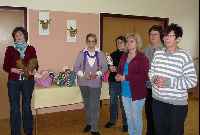 Herzkissen &uuml;bergeben