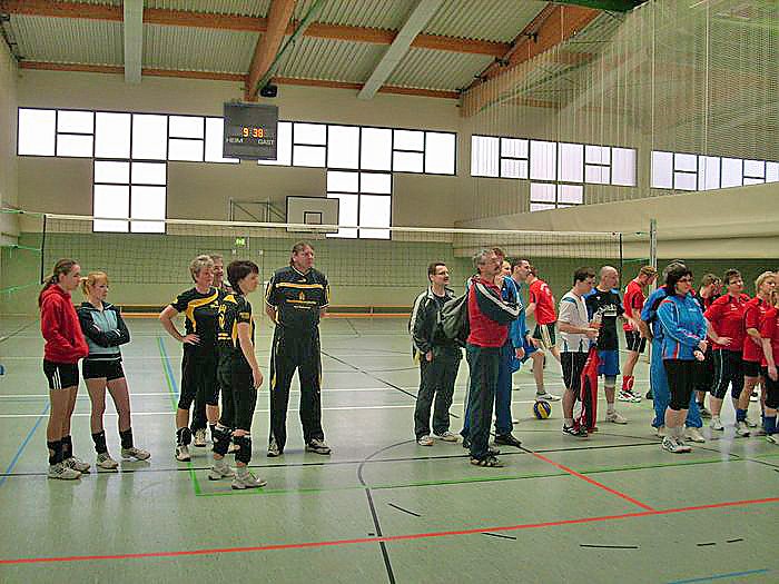 Volleyballer unter sich