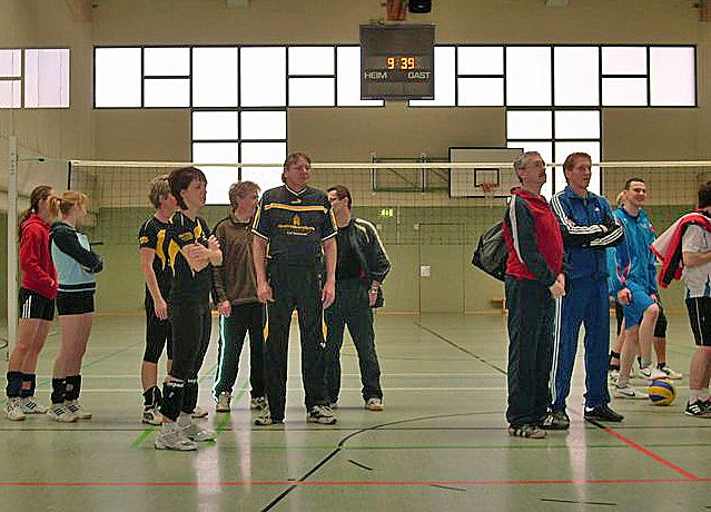 Volleyballer unter sich