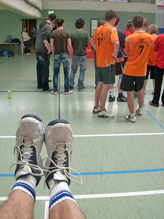 Volleyballer unter sich