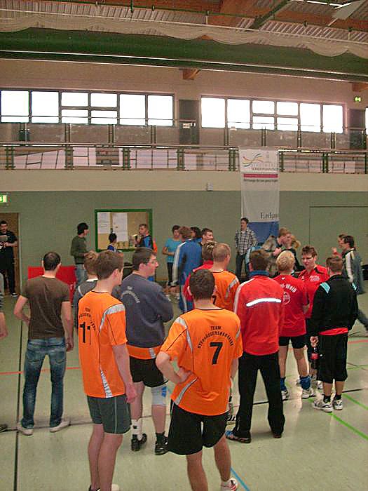 Volleyballer unter sich