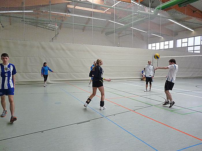 Volleyballer unter sich