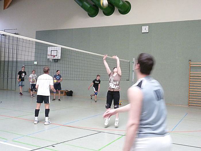 Volleyballer unter sich