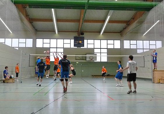 Volleyballer unter sich