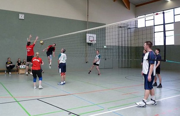 Volleyballer unter sich