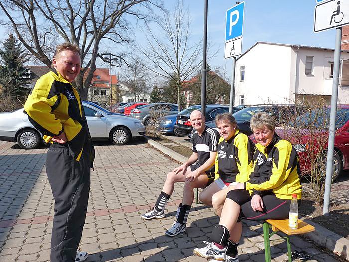 Volleyballer unter sich