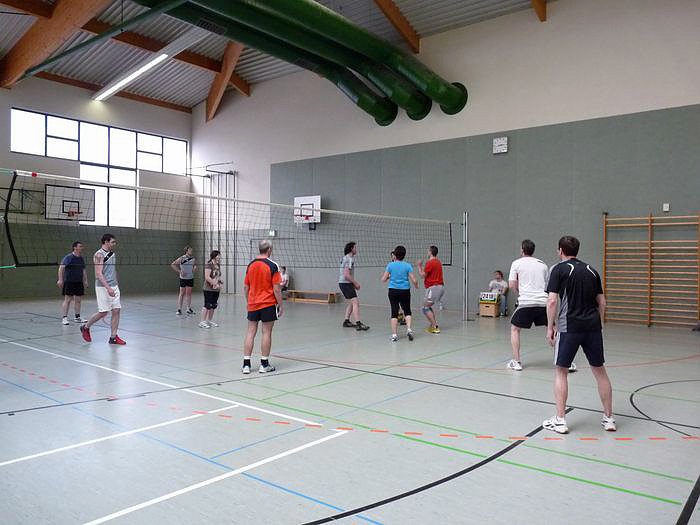 Volleyballer unter sich