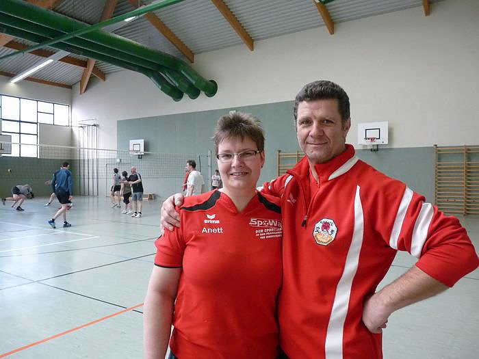 Volleyballer unter sich