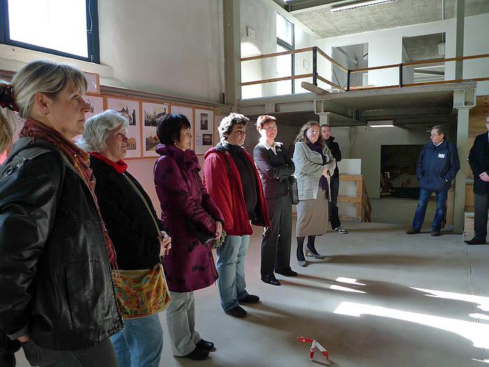 Entstehendes B&uuml;rgerzentrum besucht