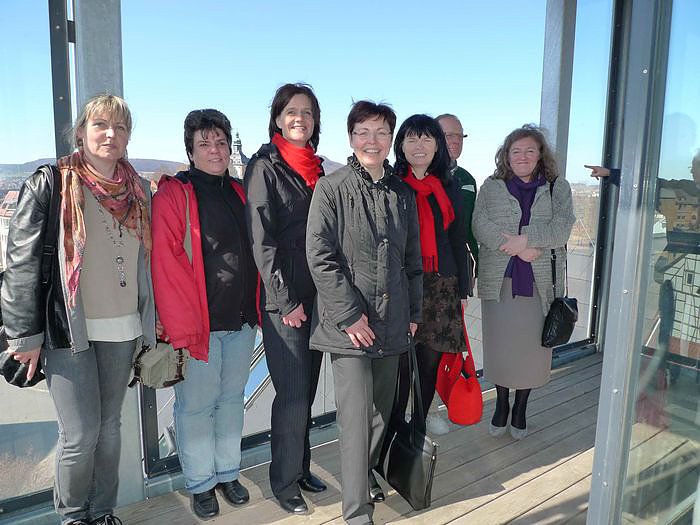 Entstehendes B&uuml;rgerzentrum besucht