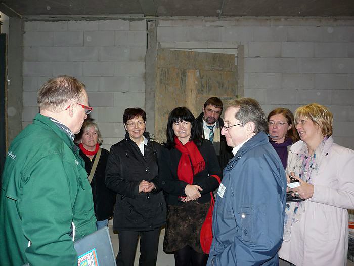 Entstehendes B&uuml;rgerzentrum besucht