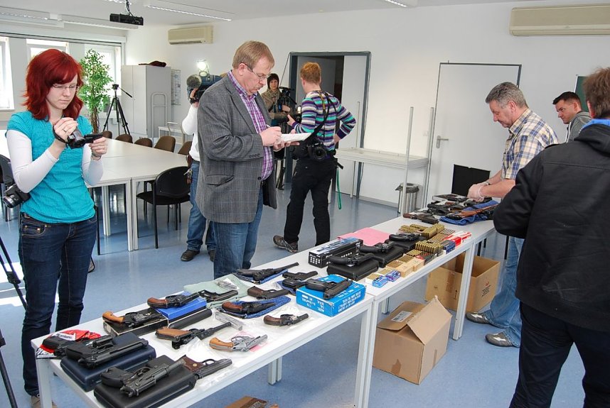 Waffen in M&uuml;hlhausen gefunden