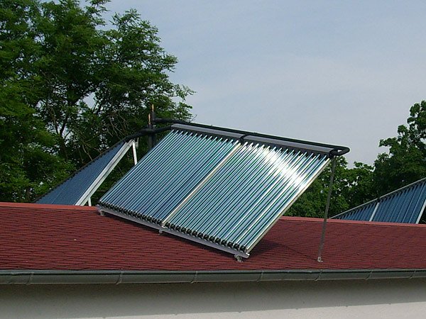 Solaranlage in Betrieb