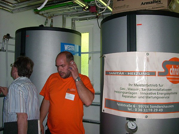 Solaranlage in Betrieb