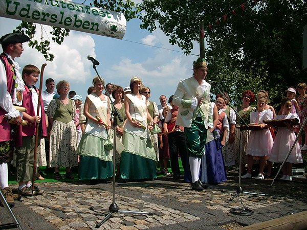 Kr&ouml;nung Laubk&ouml;nig Udersleben