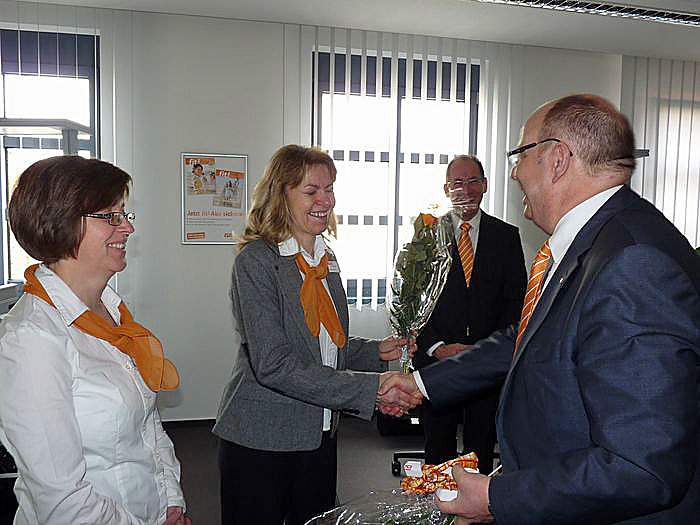 Auszeichnung erhalten