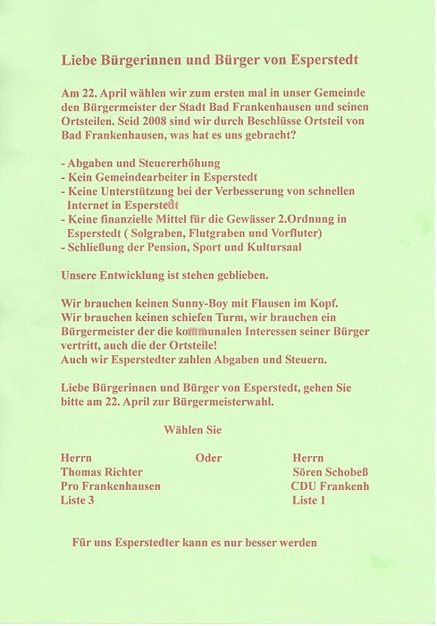 Wahlkampffinale skurril und unappetitlich