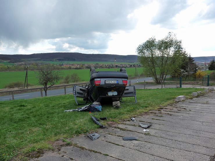 Mit Blaulicht durch Berka