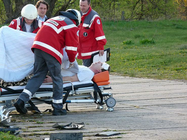 Mit Blaulicht durch Berka