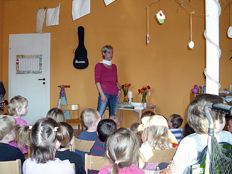 Beim Kita Geburtstag