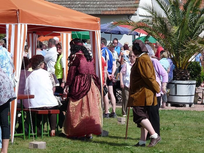 In der Orangerie gefeiert