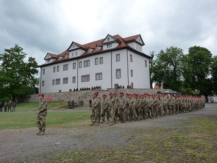 Soldaten verabschiedet
