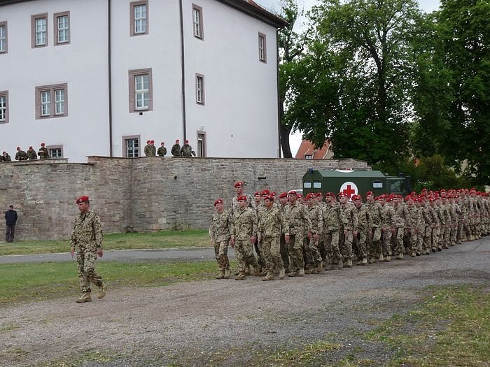 Soldaten verabschiedet