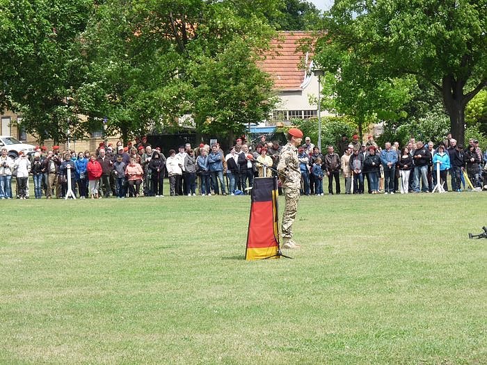 Soldaten verabschiedet