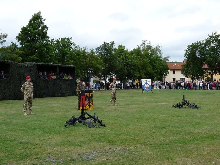 Soldaten verabschiedet