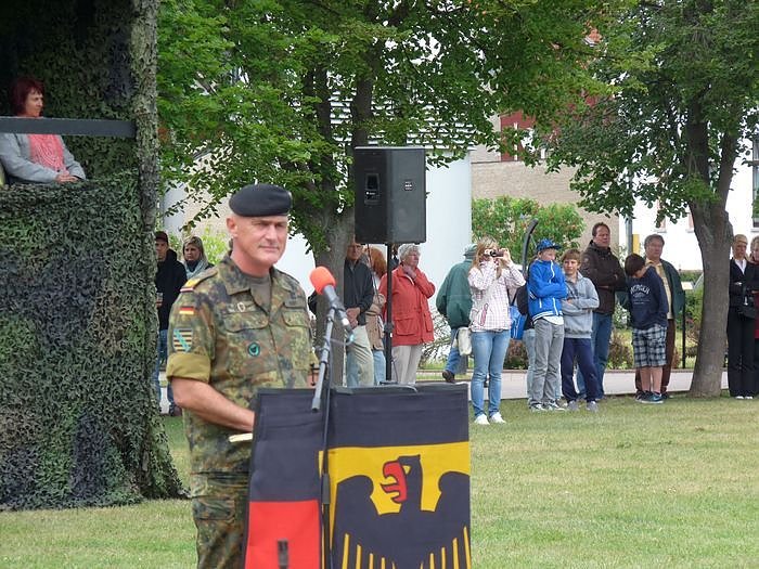 Soldaten verabschiedet