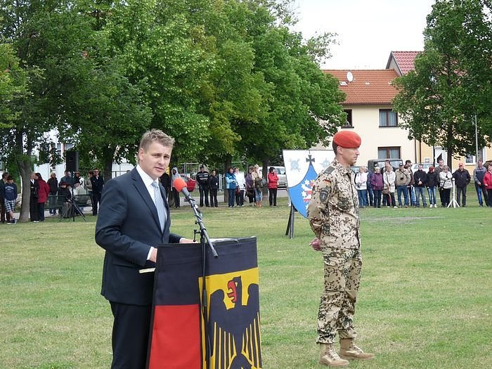 Soldaten verabschiedet