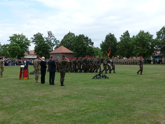 Soldaten verabschiedet