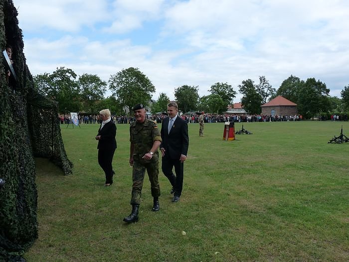 Soldaten verabschiedet